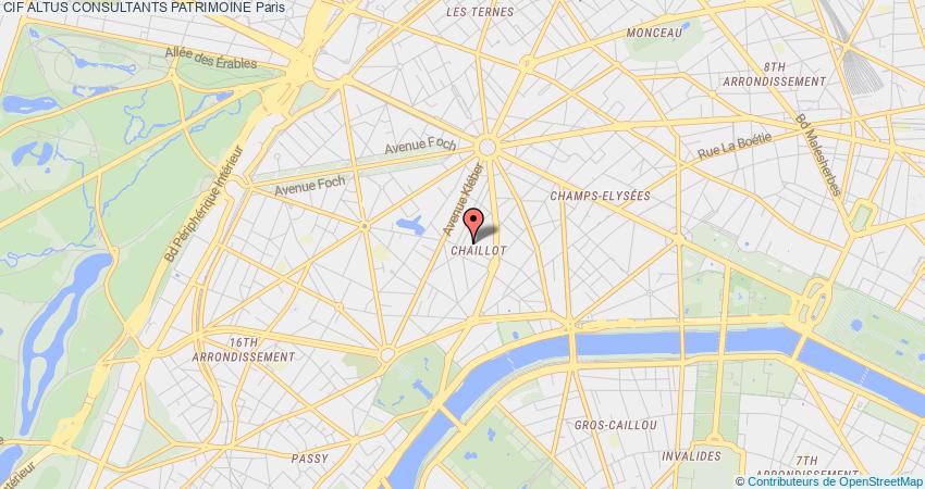 plan ALTUS CONSULTANTS PATRIMOINE CIF Paris