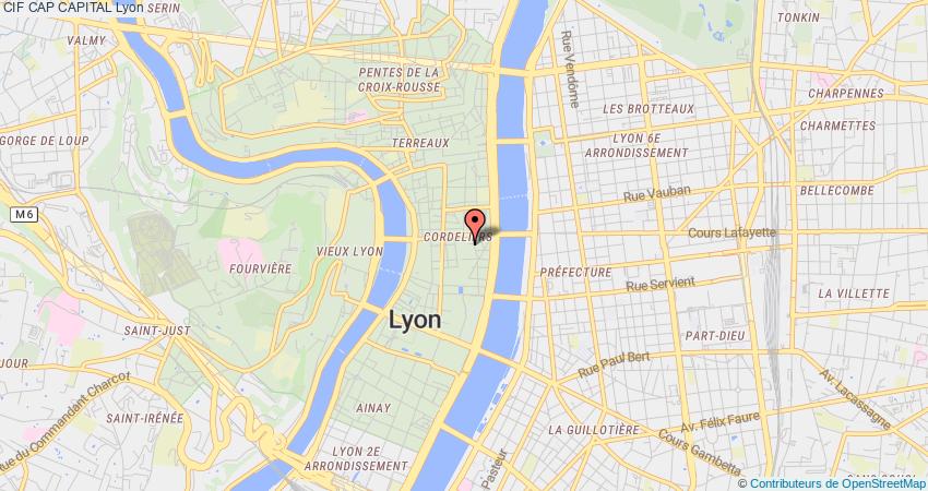 plan CAP CAPITAL CIF Lyon