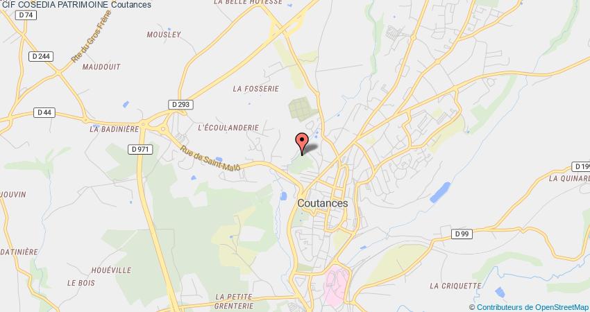 plan COSEDIA PATRIMOINE CIF Coutances