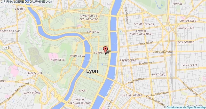 plan FINANCIERE DU DAUPHINE CIF Lyon