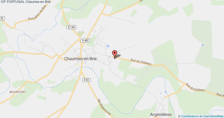 plan FORTUNIAL CIF Chaumes-en-Brie