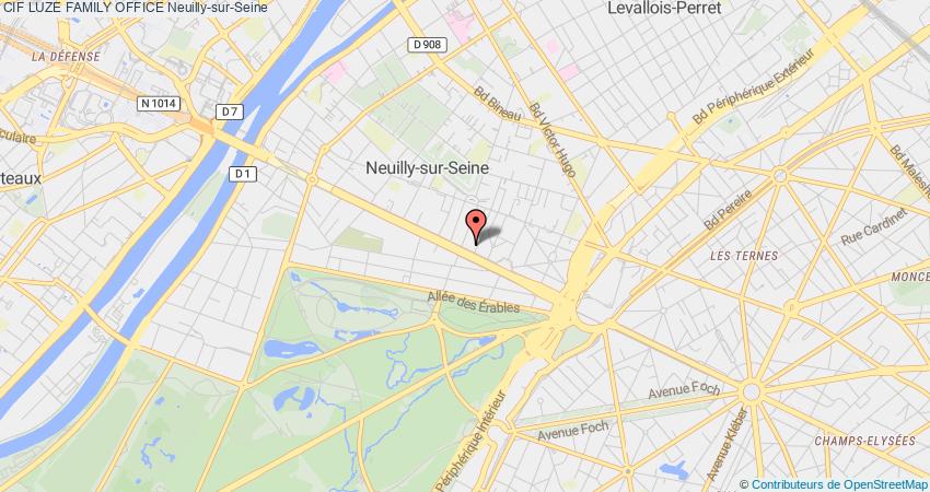 plan LUZE FAMILY OFFICE CIF Neuilly-sur-Seine