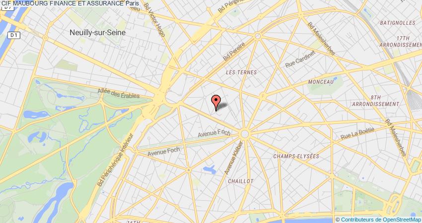 plan MAUBOURG FINANCE ET ASSURANCE CIF Paris