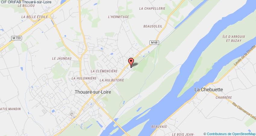 plan ORIFAB CIF Thouaré-sur-Loire