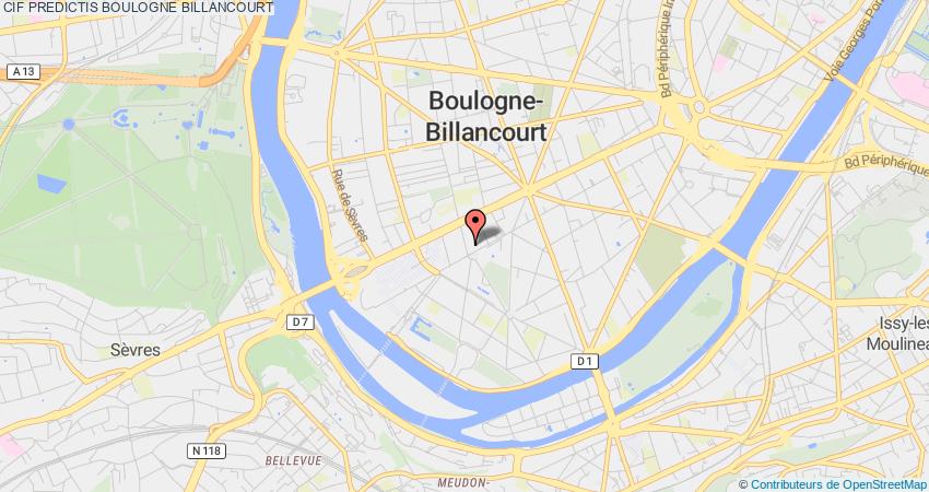 plan PREDICTIS CIF BOULOGNE BILLANCOURT