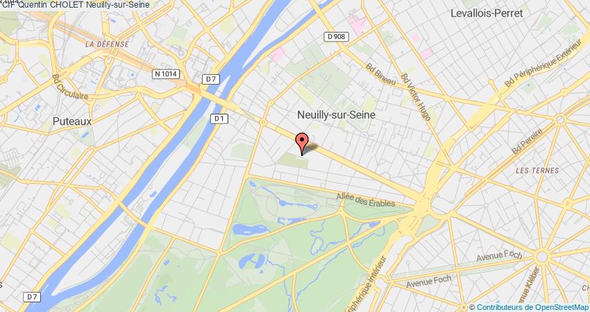 plan Quentin CHOLET CIF Neuilly-sur-Seine