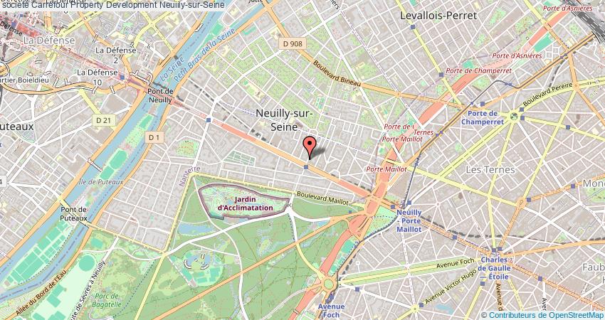 plan Carrefour Property Development Neuiily-sur-Seine