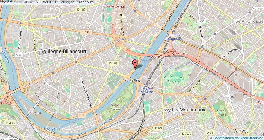 plan EXCLUSIVE NETWORKS Boulogne-Billancourt