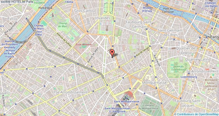 plan HOTELIM Paris