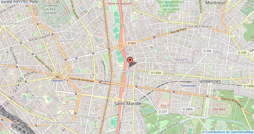 plan INFOTEL Paris