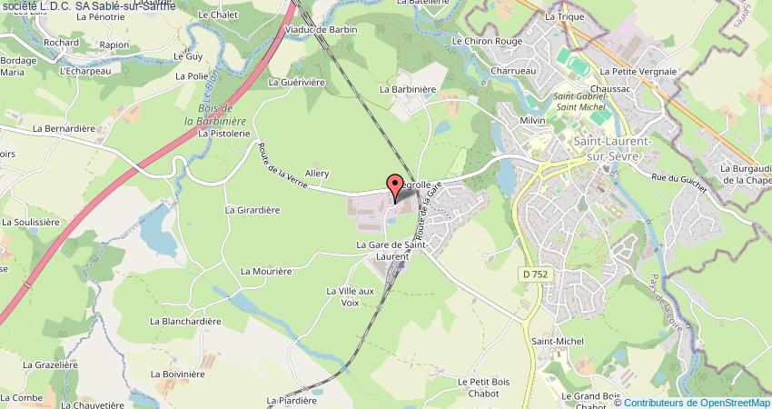 plan L.D.C. SA Sablé-sur-Sarthe