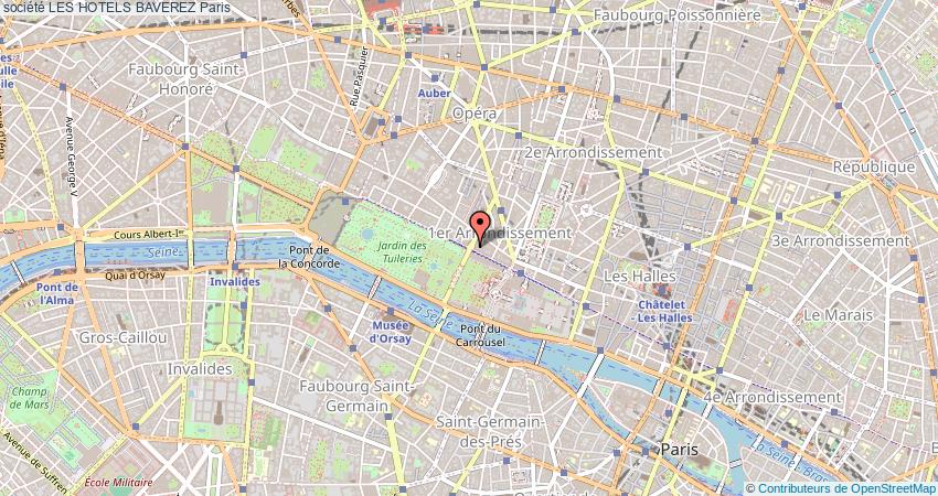 plan LES HOTELS BAVEREZ Paris