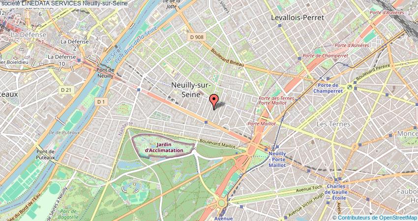 plan LINEDATA SERVICES Neuilly-sur-Seine