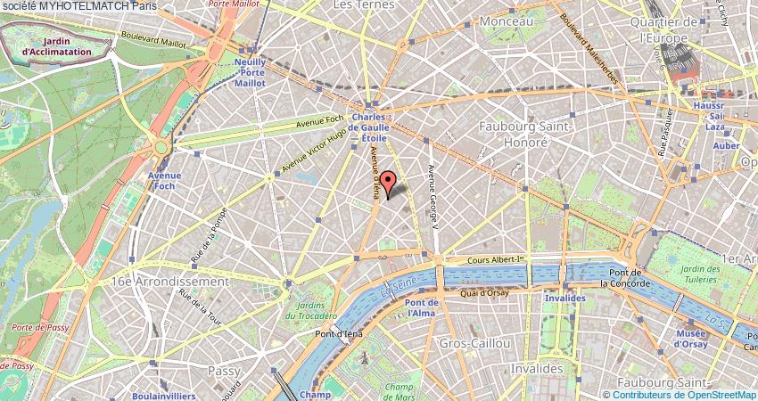 plan MYHOTELMATCH Paris