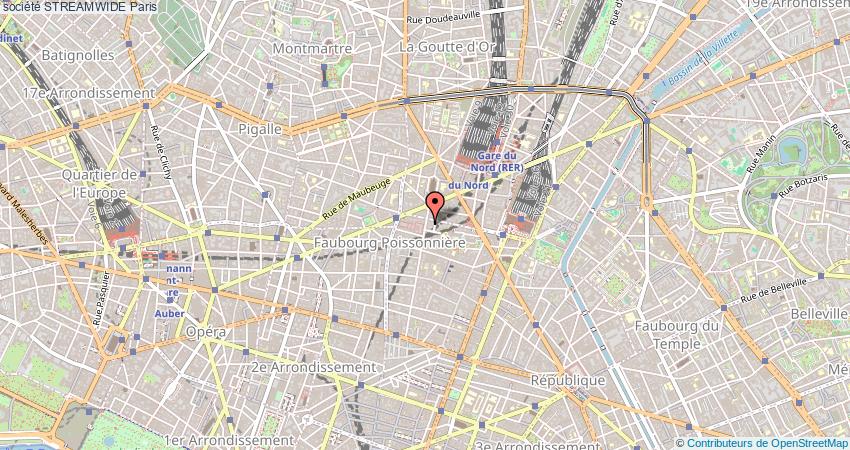 plan STREAMWIDE Paris